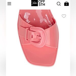 Veronica Beard Pink Jelly Sandals